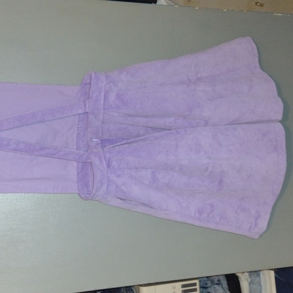 DOLLS kill x Care Bears Lilac Corduroy Pinafore Romper Mini Dress - Picture 4 of 12